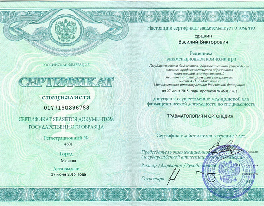 Ерцкин Василий Викторович